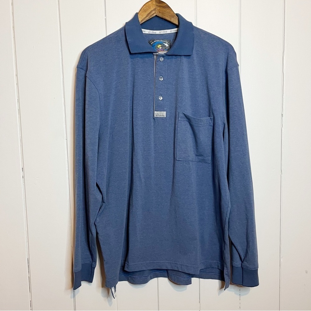 C-Tex Blue SPF UPF 100+ Wet or Dry Shirt. Half button up. Size XXL.